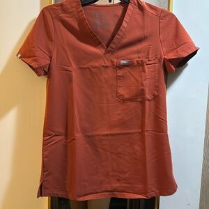 Figs XXS Auburn Catarina Scrub Top